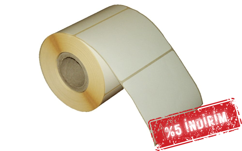 Vellum Etiket 100mm X 76mm 1li