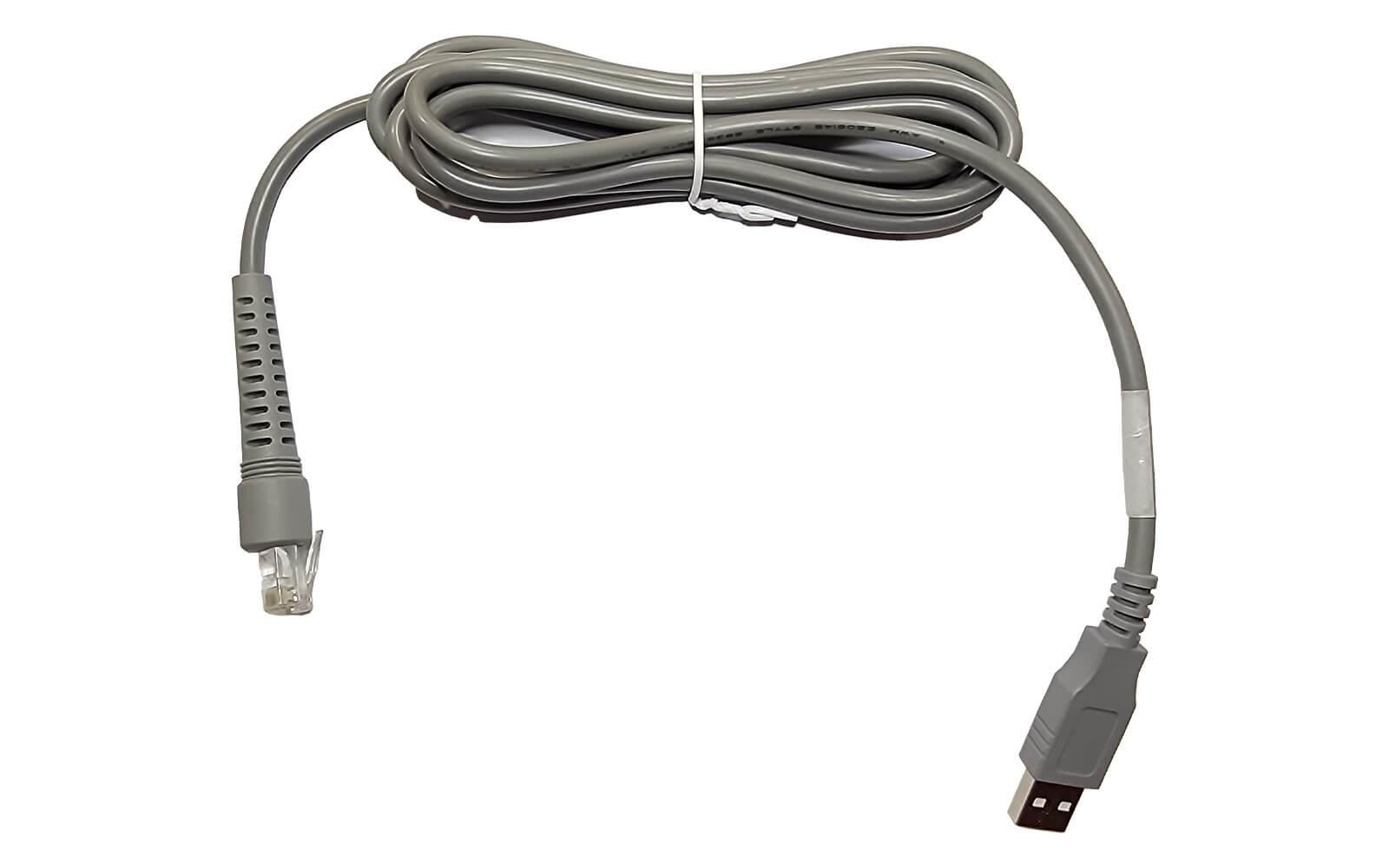 Zebex Z3000 / Z3001 / Z3101 seri Barkod Okuyucu USB Kablosu  (Düz)