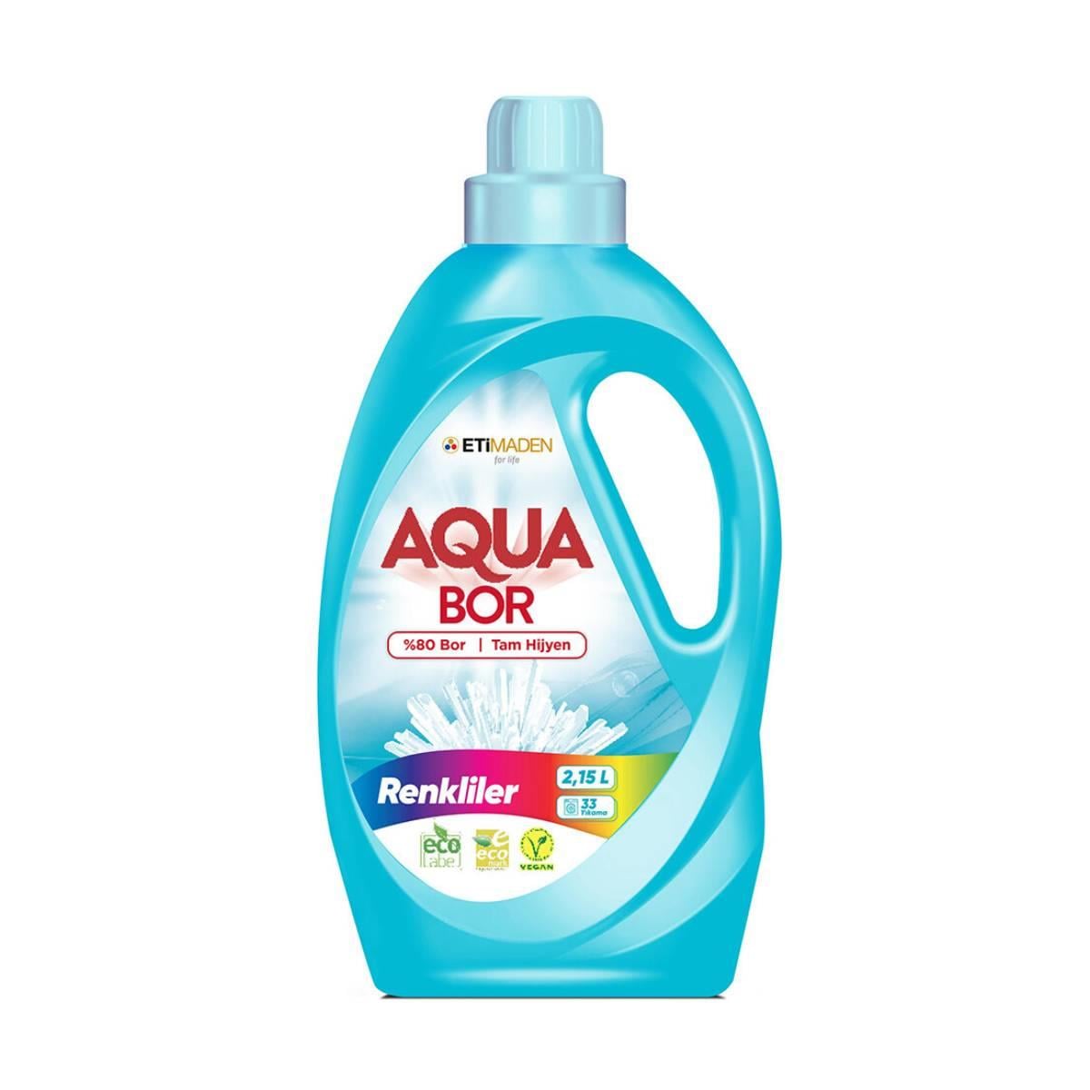 Aqua Bor Sıvı Deterjan 2.150ml Renkliler5521644