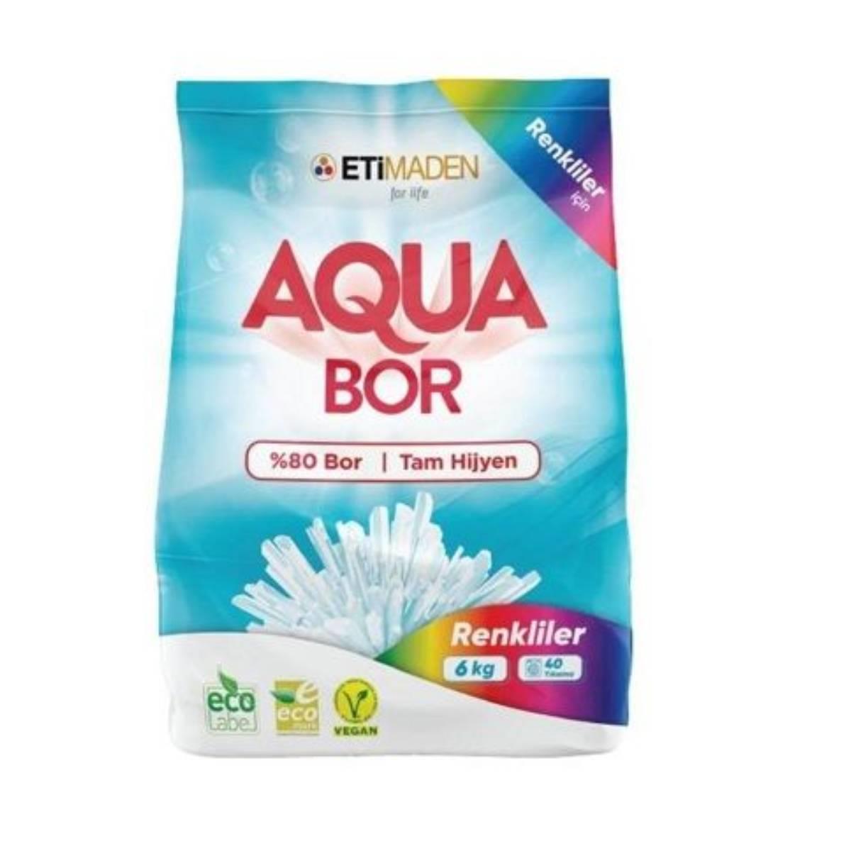 Aquabor Çamaşır Deterjanı Renkliler 6kg5521801