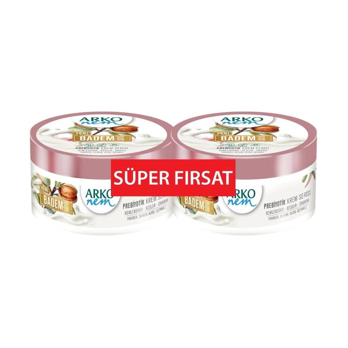 Arko Krem Nem 250ml+250ml Badem Sütü5522600