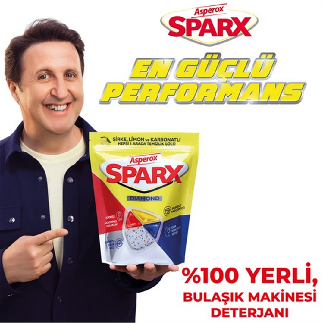 Asperox Sparx Diamond Bulaşık Makine Kapsül 40lı5523327