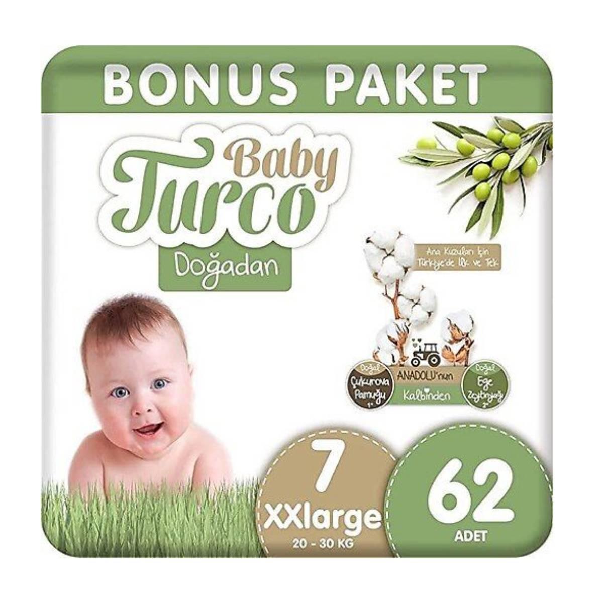 Baby Turco Doğadan Bonus XXL 7 No 62li5521891