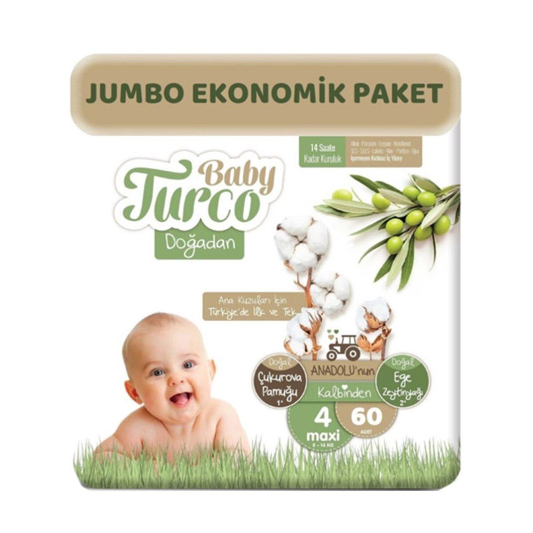 Baby Turco Doğadan Hesaplı Maxi 4 No 60 lıKategorisiz