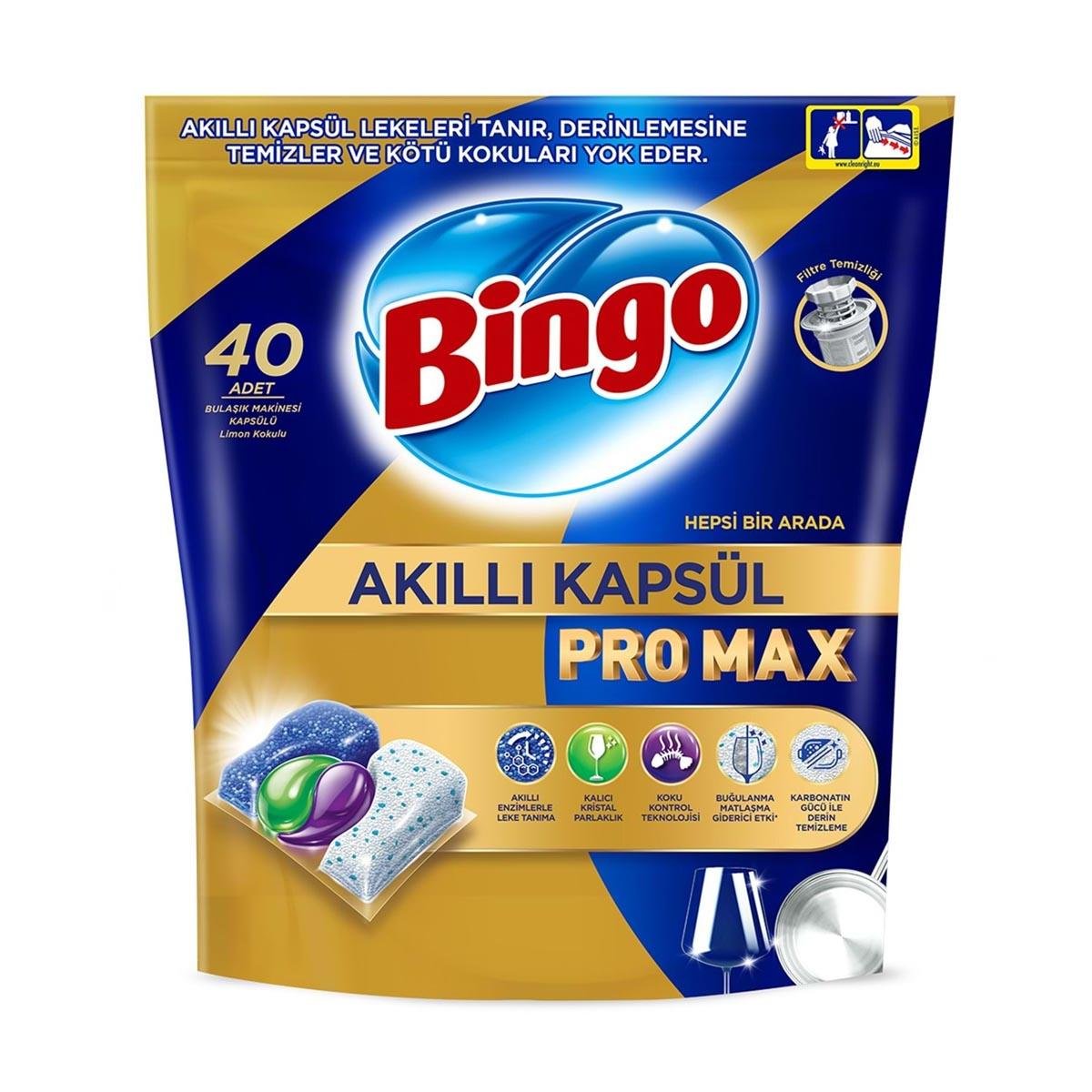 Bingo Akıllı Bulaşık Kapsülü Promax 40lı5523323