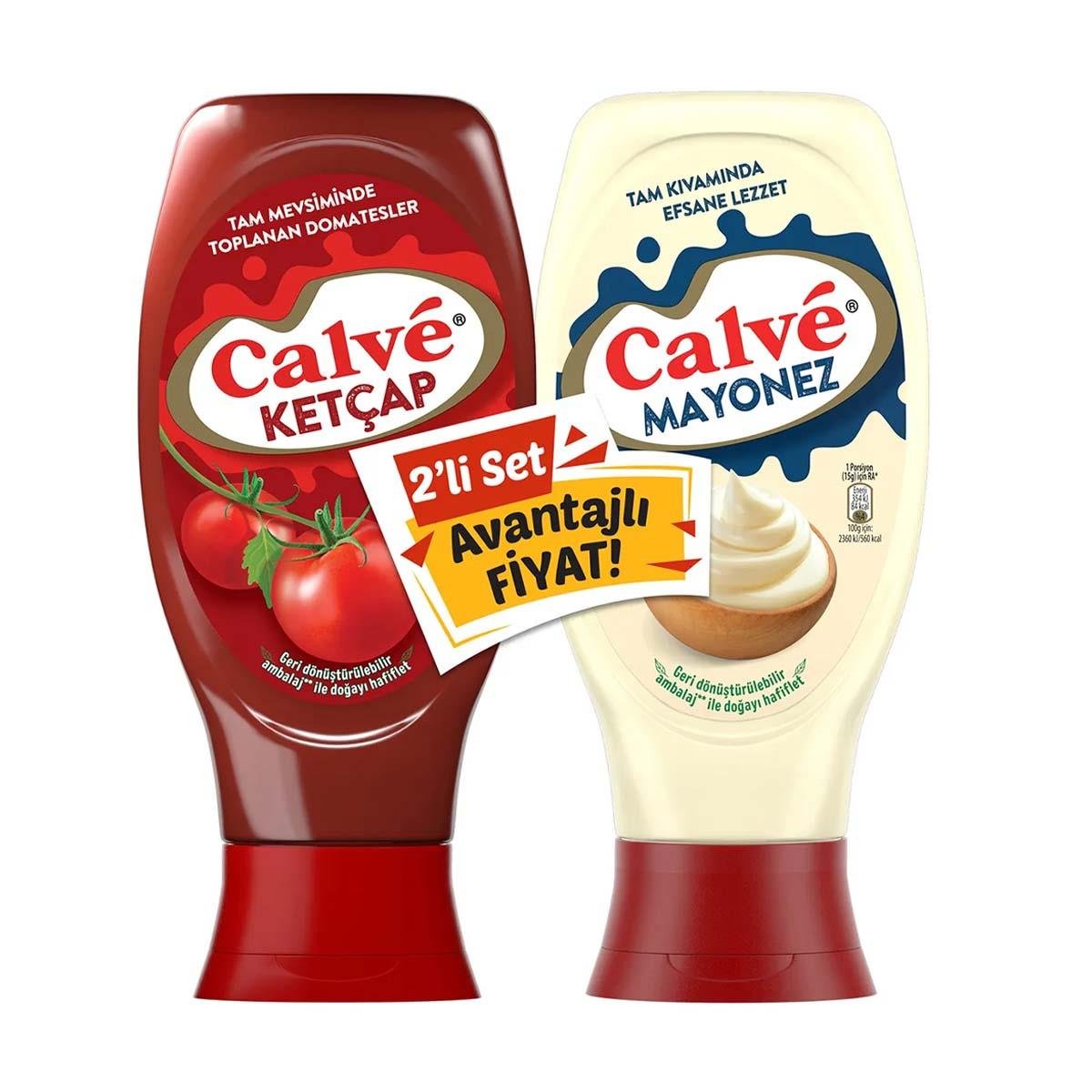 Calve Ketçap + Mayonez 810 Gr5511852