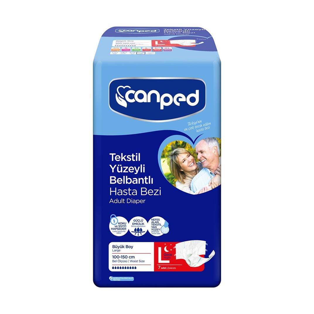 Canped Belbantlı Hasta Bezi Gece Büyük 7 Li5522989