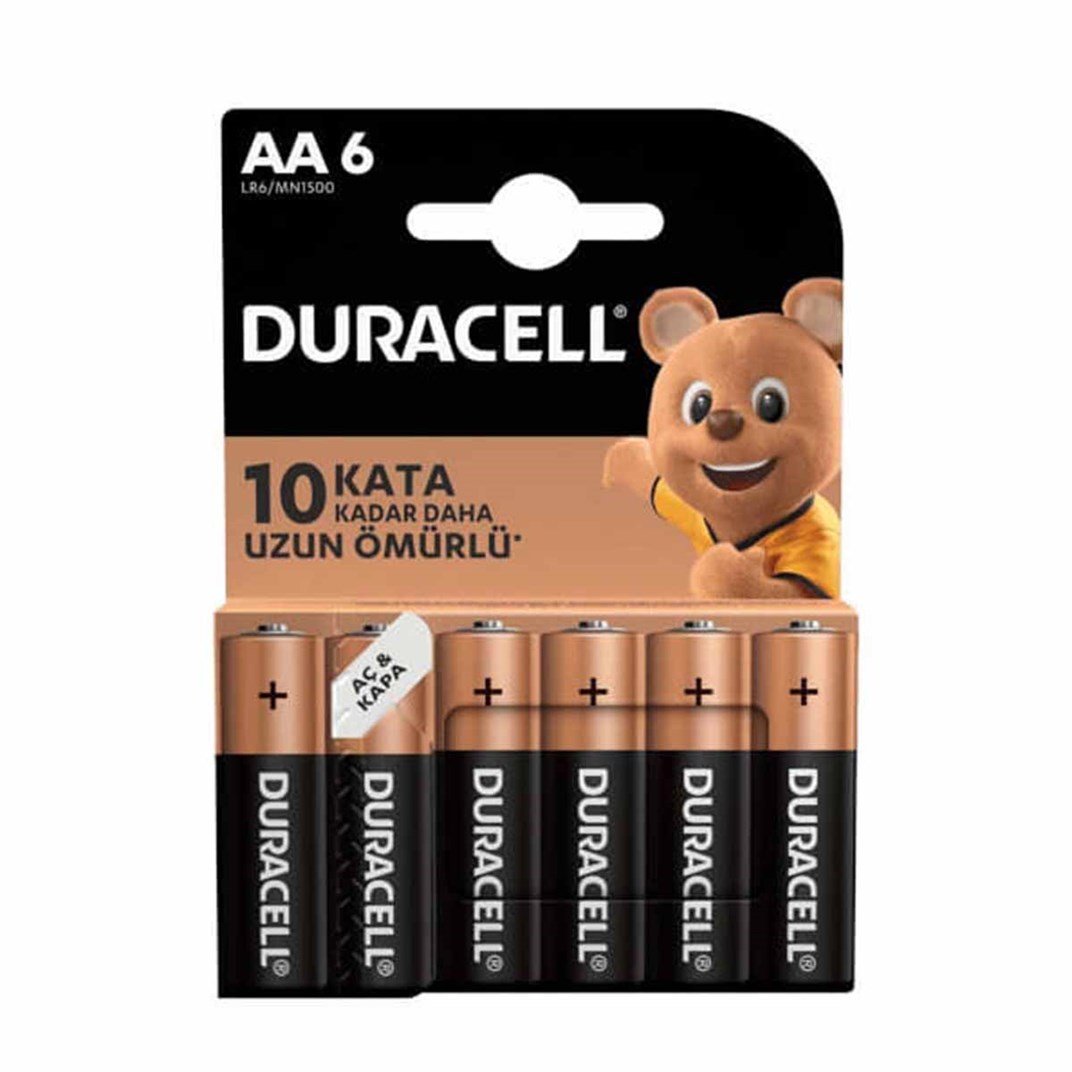 Duracell Basic Kalem Pil AA 6lı5526011