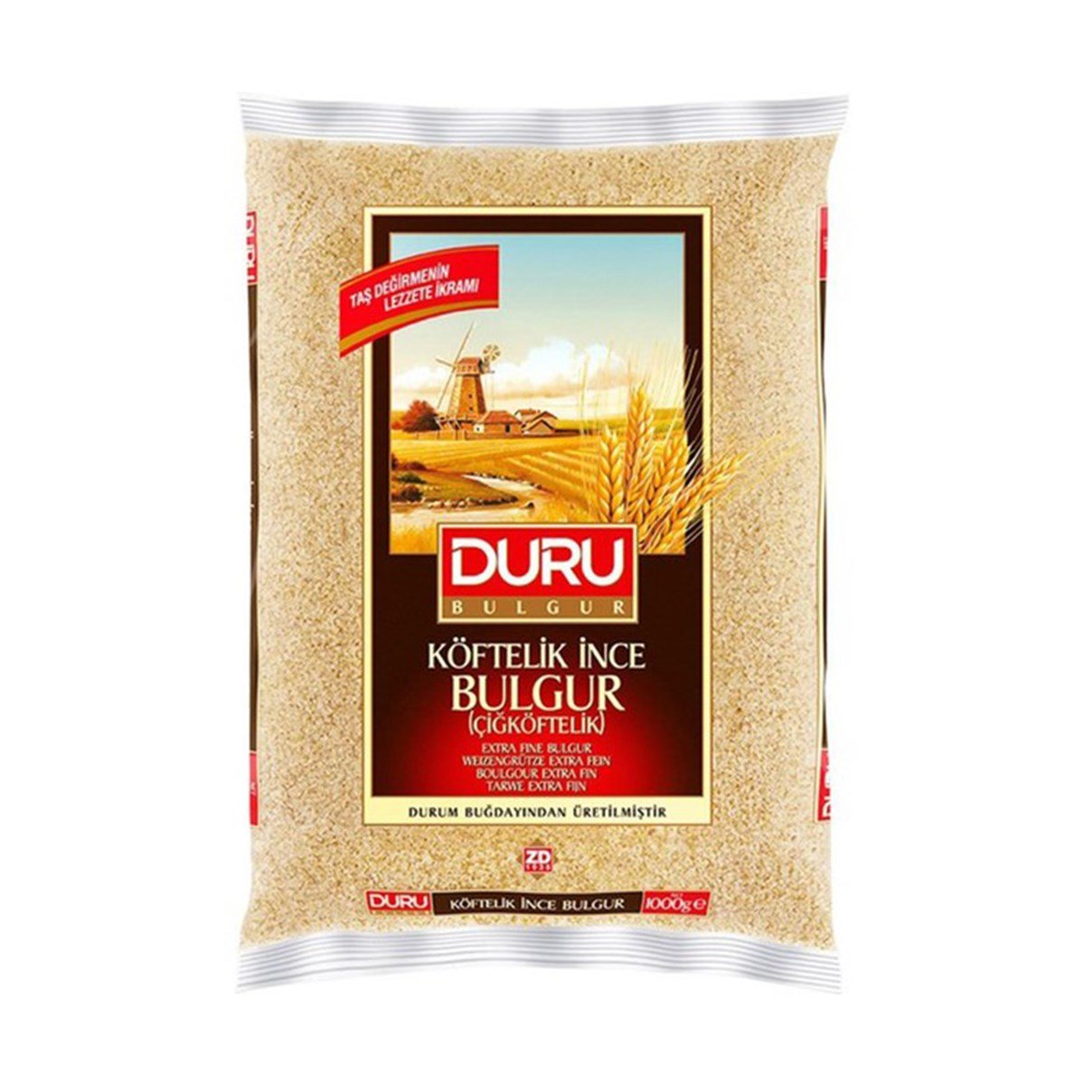 Duru Bakliyat Çiğ Köftelik Bulgur 1 kgBakliyat, Bulgur, Pirinç