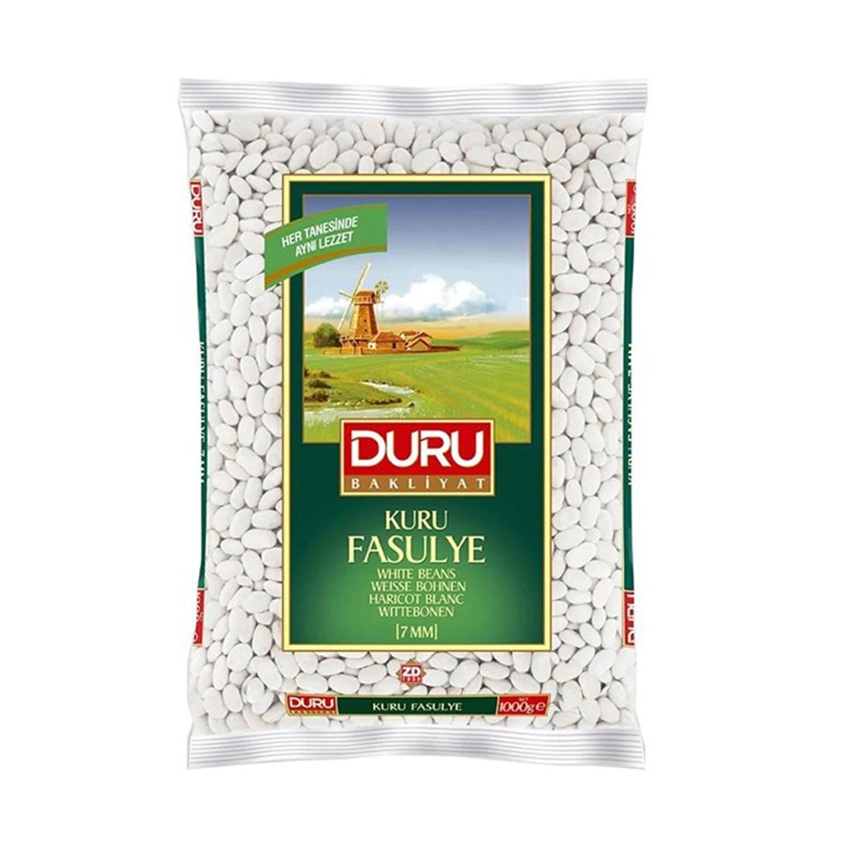 Duru Bakliyat Fasulye (7 mm) 1 kgBakliyat, Bulgur, Pirinç