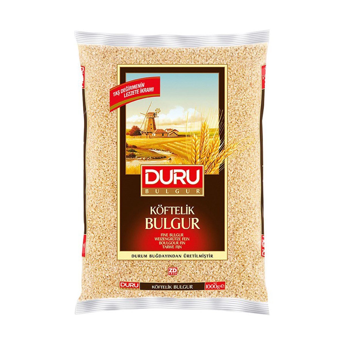 Duru Bakliyat Köftelik (Kısırlık) Bulgur 1 kgBakliyat, Bulgur, Pirinç