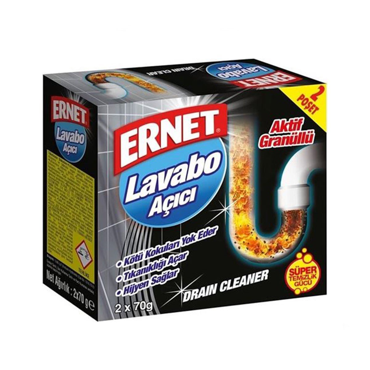 ERNET LAVABO AÇICI 2*70GR