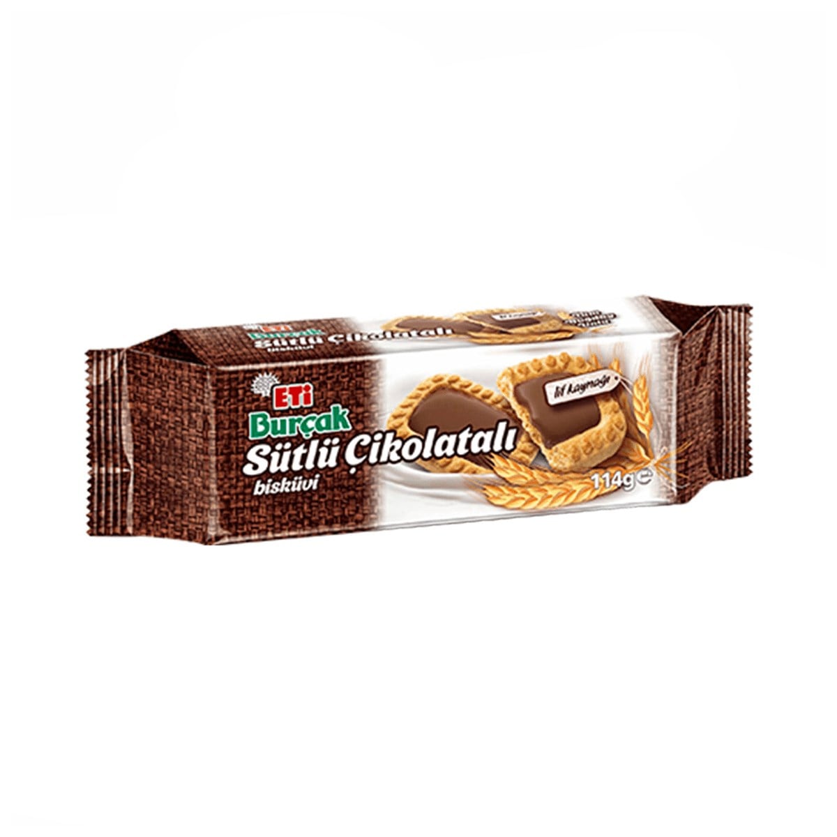 Eti Burçak Sütlü Çikolatalı Bisküvi 114 gr