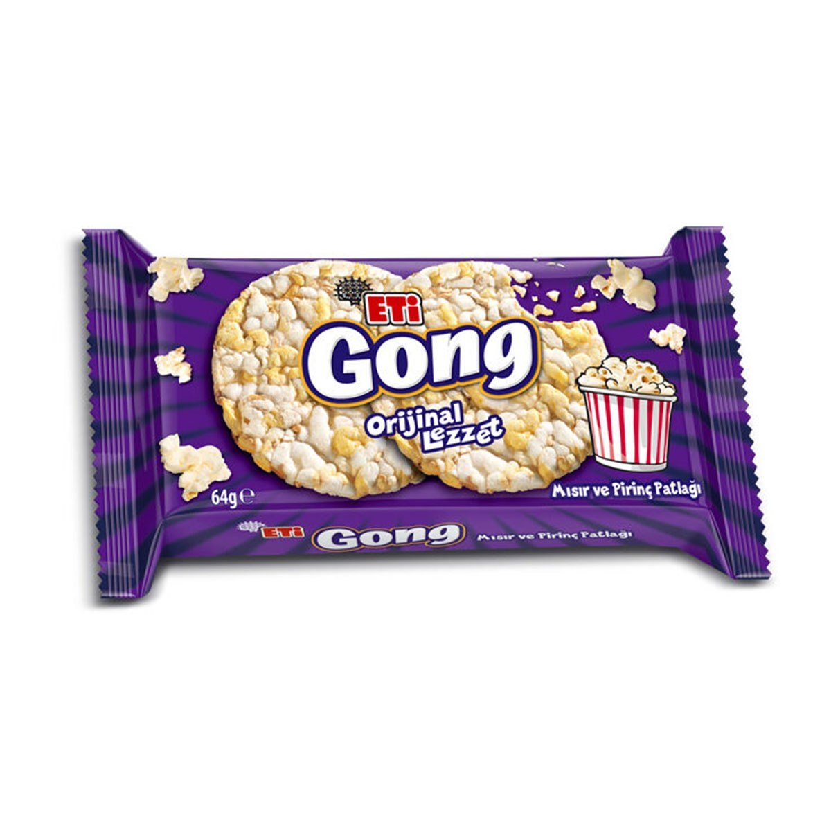 Eti Gong Mısır Pirinç Patlağı 64 gr