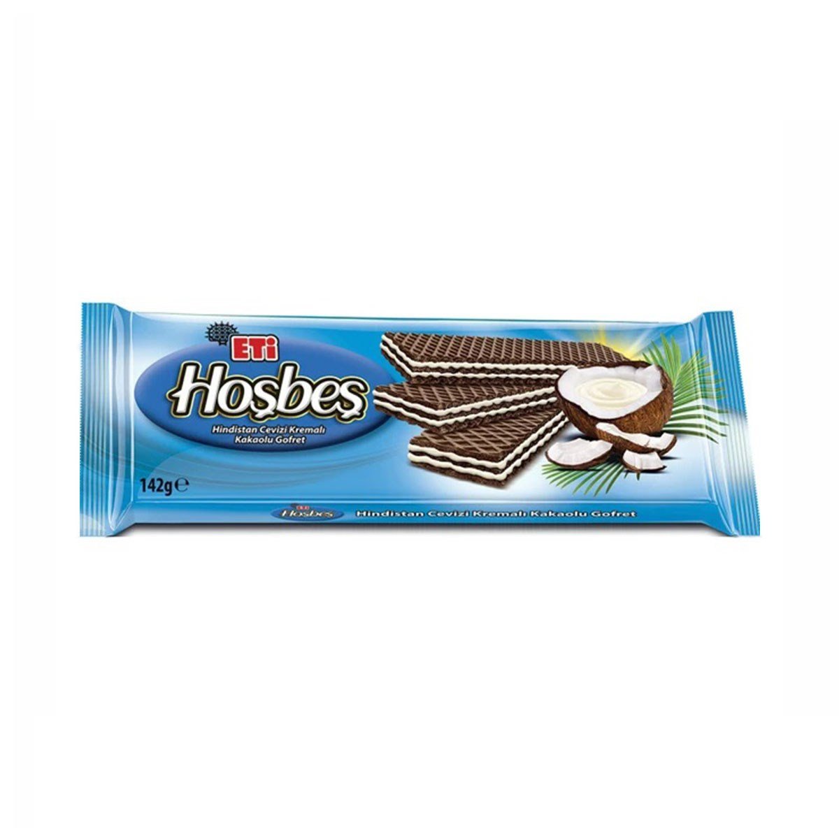 Eti Hoşbeş Hindistan Cevizli Gofret 142 gr