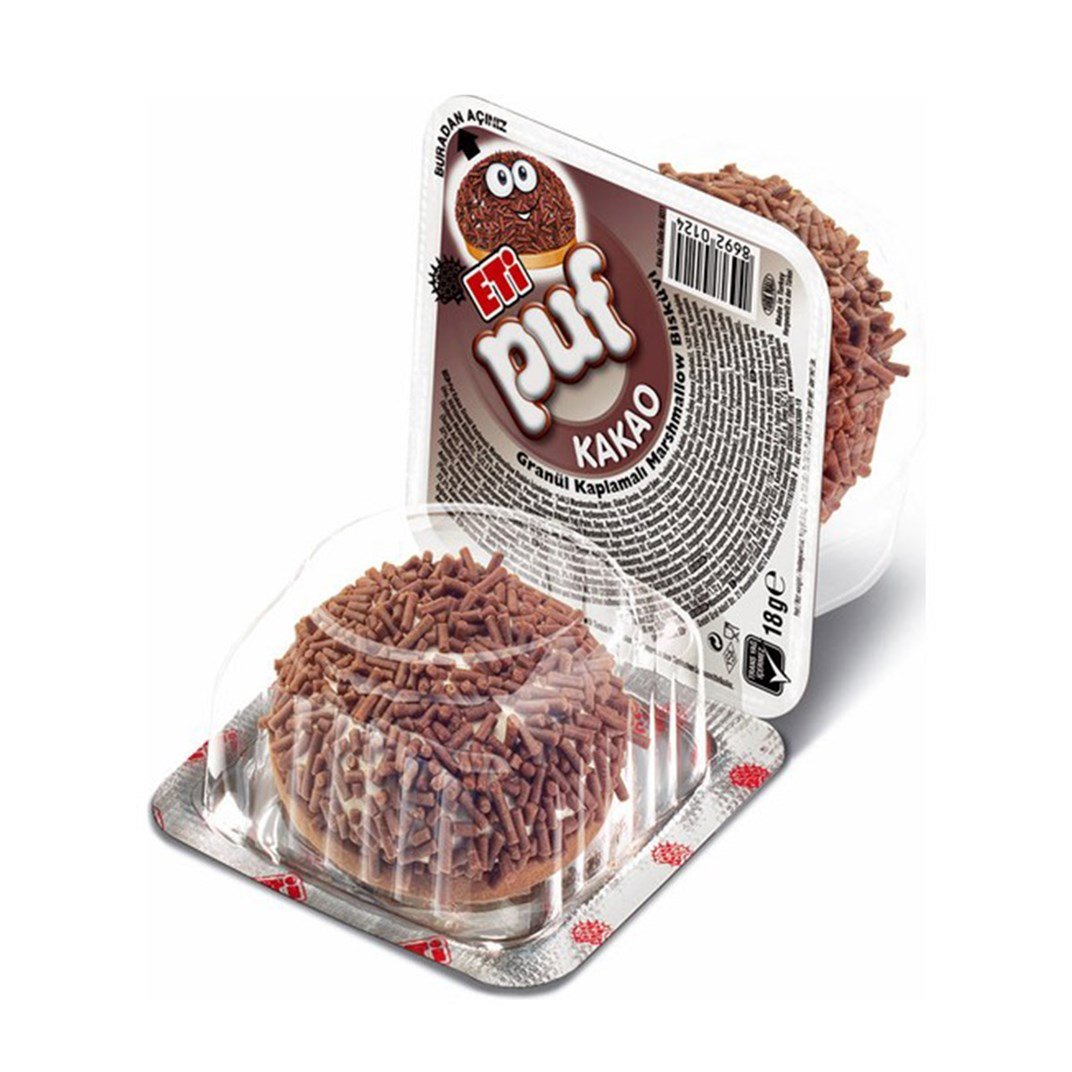 Eti Puf Kakaolu 18 GrBisküvi, Çikolata