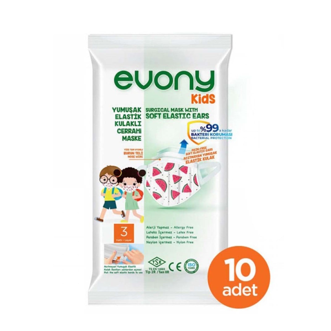 Evony Medikal Çocuk Maskesi 10 lu5522331