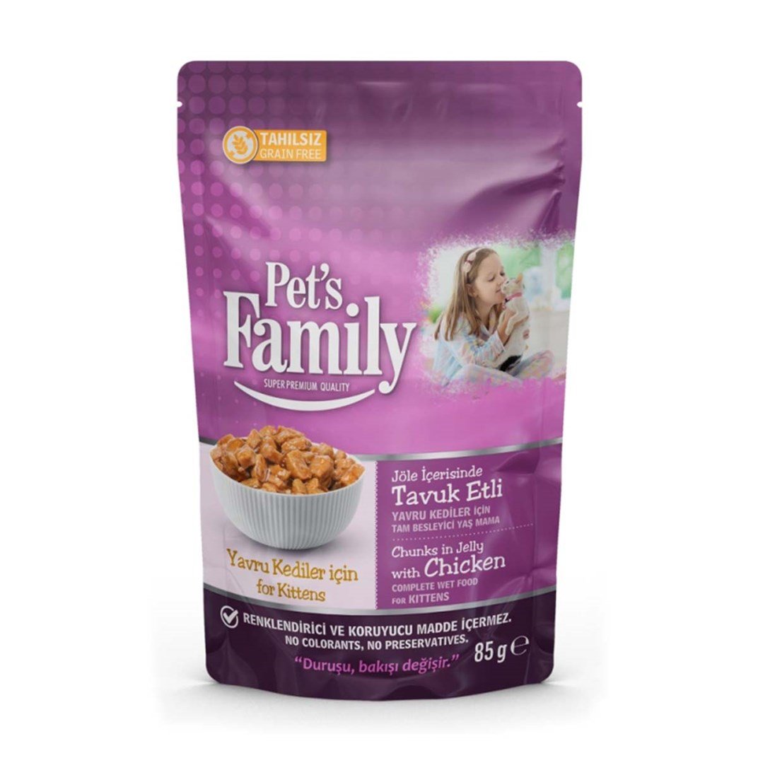 Family Pets Peşet Yavru Kedi Tavuk Jöle 85gr55217057