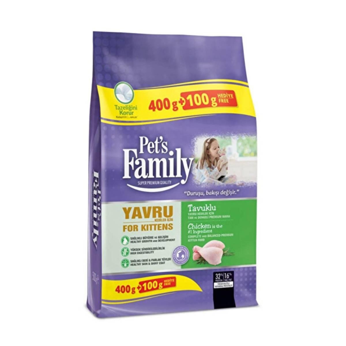 Family Pets Tavuklu Kedi Maması 400+100 gr55227008