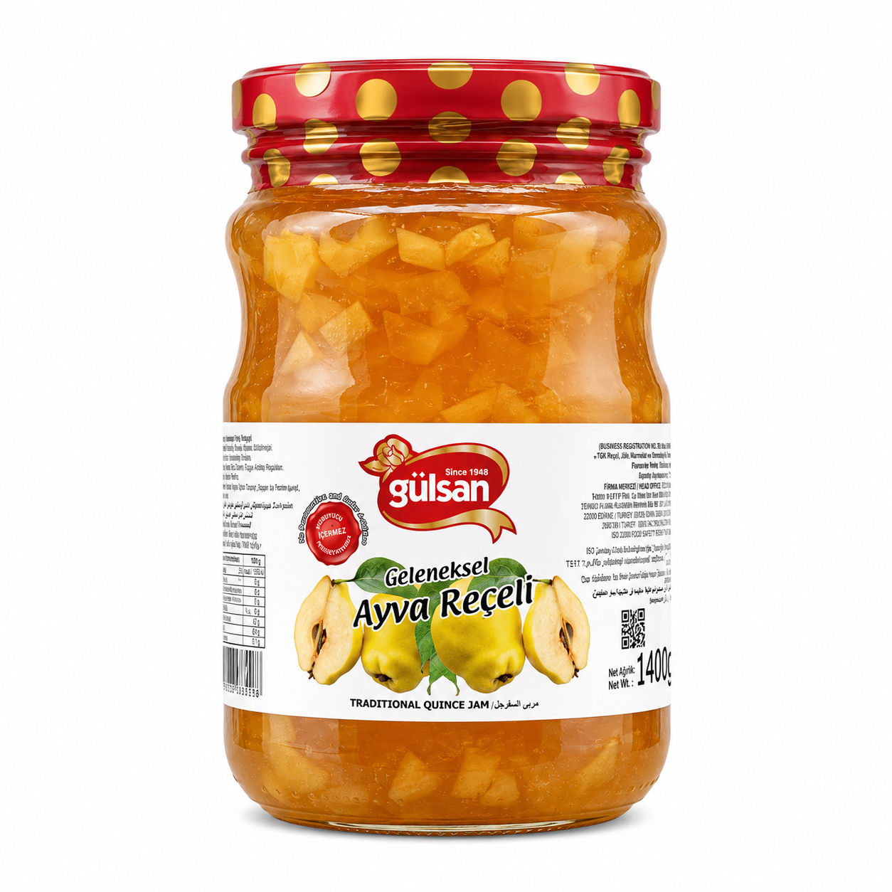 Gülsan Reçel Ayva 1400 Gr5511572