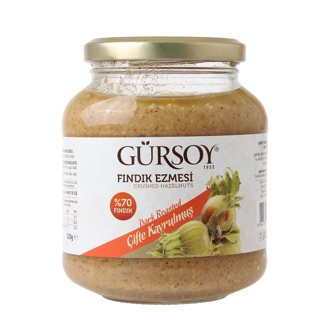 Gürsoy Çifte Kavrulmuş Fındık Ezmesi Cam 320 gr5509621