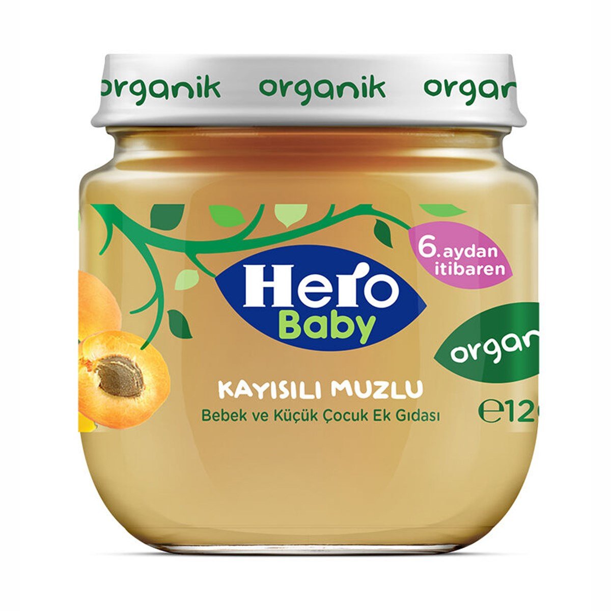 HERO BABY 120GR ORGANIK KAYISILI MUZLU
