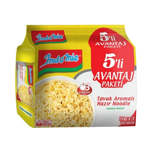 Indomie Tavuk Çeşnili Noodle 5li 375 Gr5507284