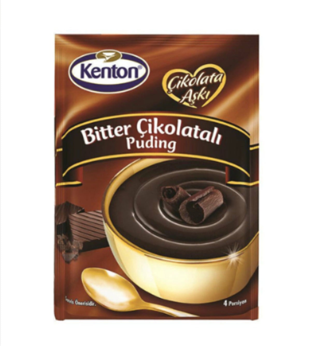 Kenton  Bitter Çikolatalı Puding 100 gr