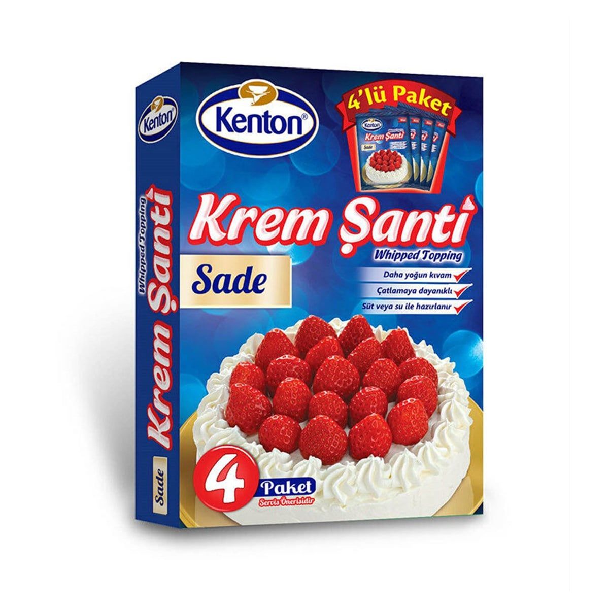 Kenton Krem Şanti 4 Lü 300 gr
