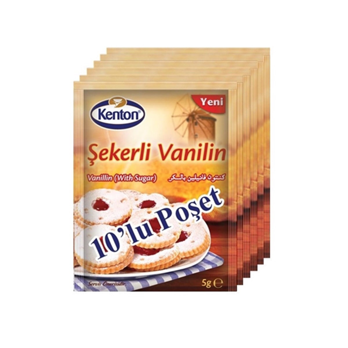 Kenton Şekerli Vanilin 10 Lu