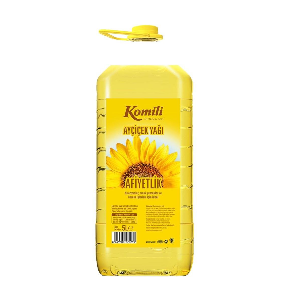 Komili Ayçiçek Yağı 5 Lt Pt5505116