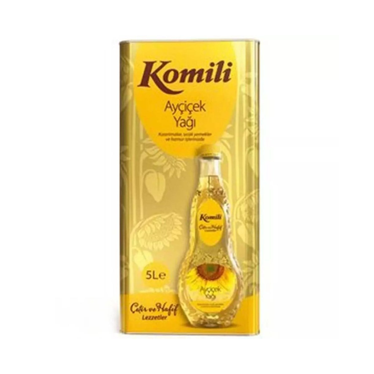 Komili Ayçiçek Yağı Teneke 5 lt