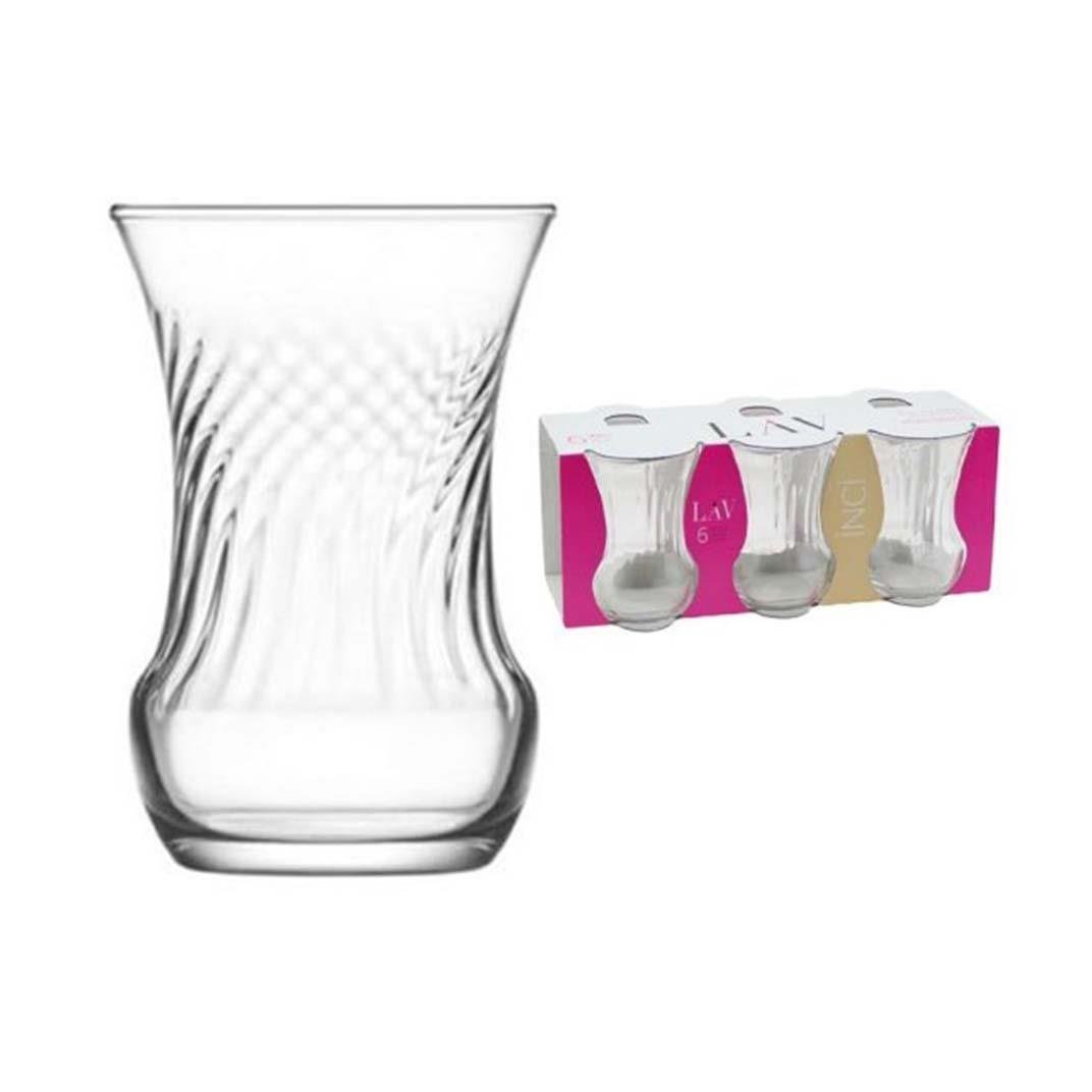 Lav Çay bardağı İnci 6 lı INC3245525057
