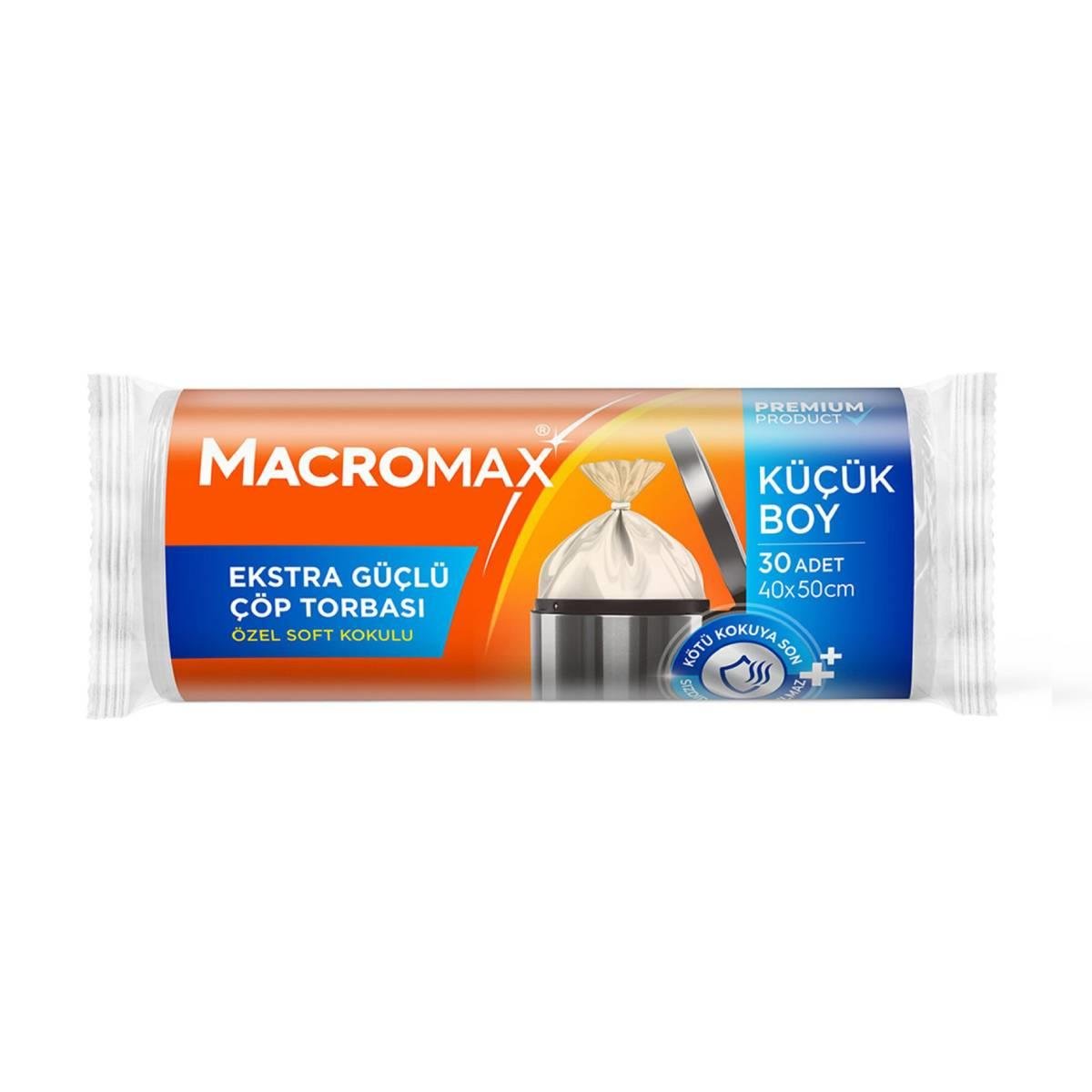Macromax Çöp Torbası Extra Güçlü Küçük 30lu5523476