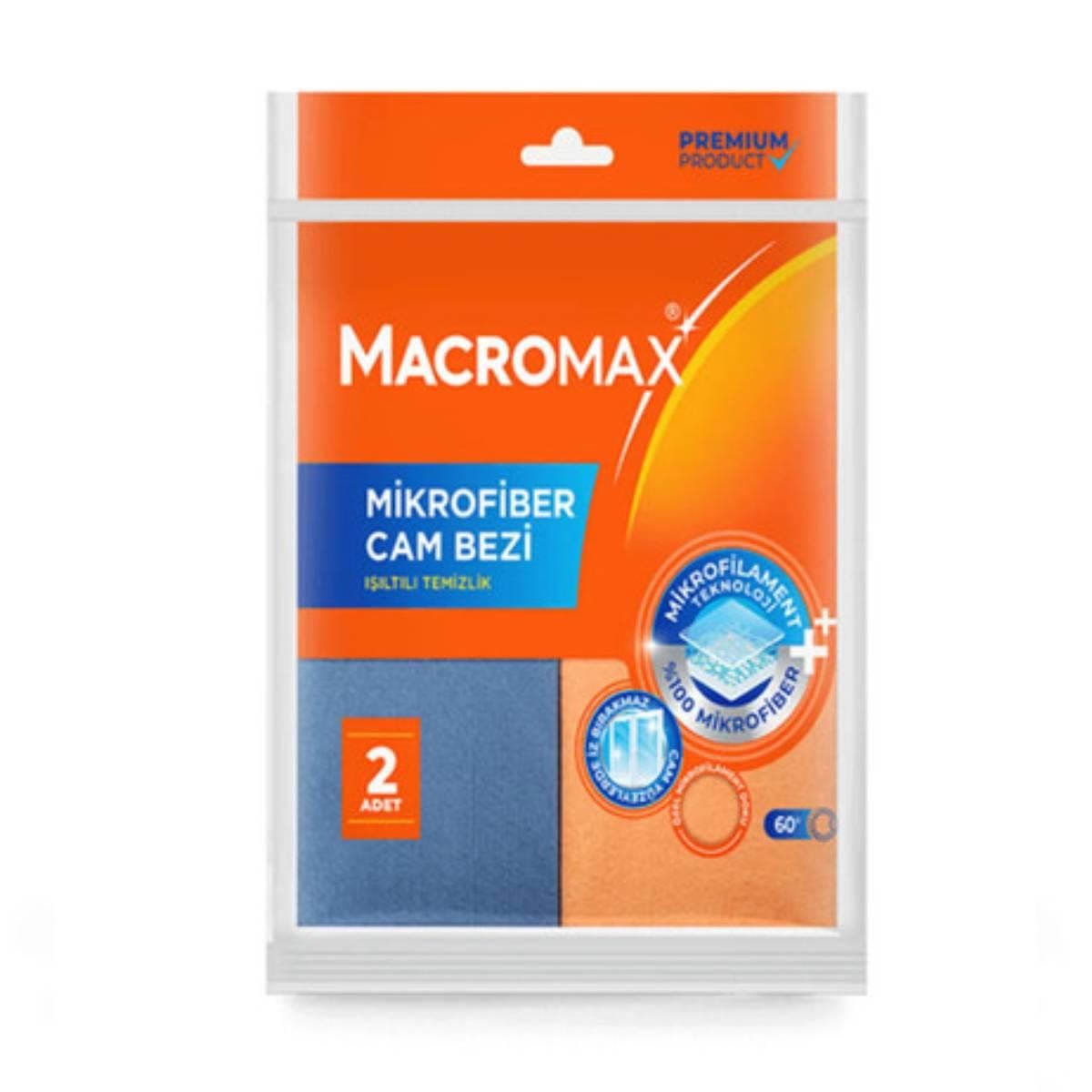 Macromax Mikrofiber Cam Bezi 2li5523487
