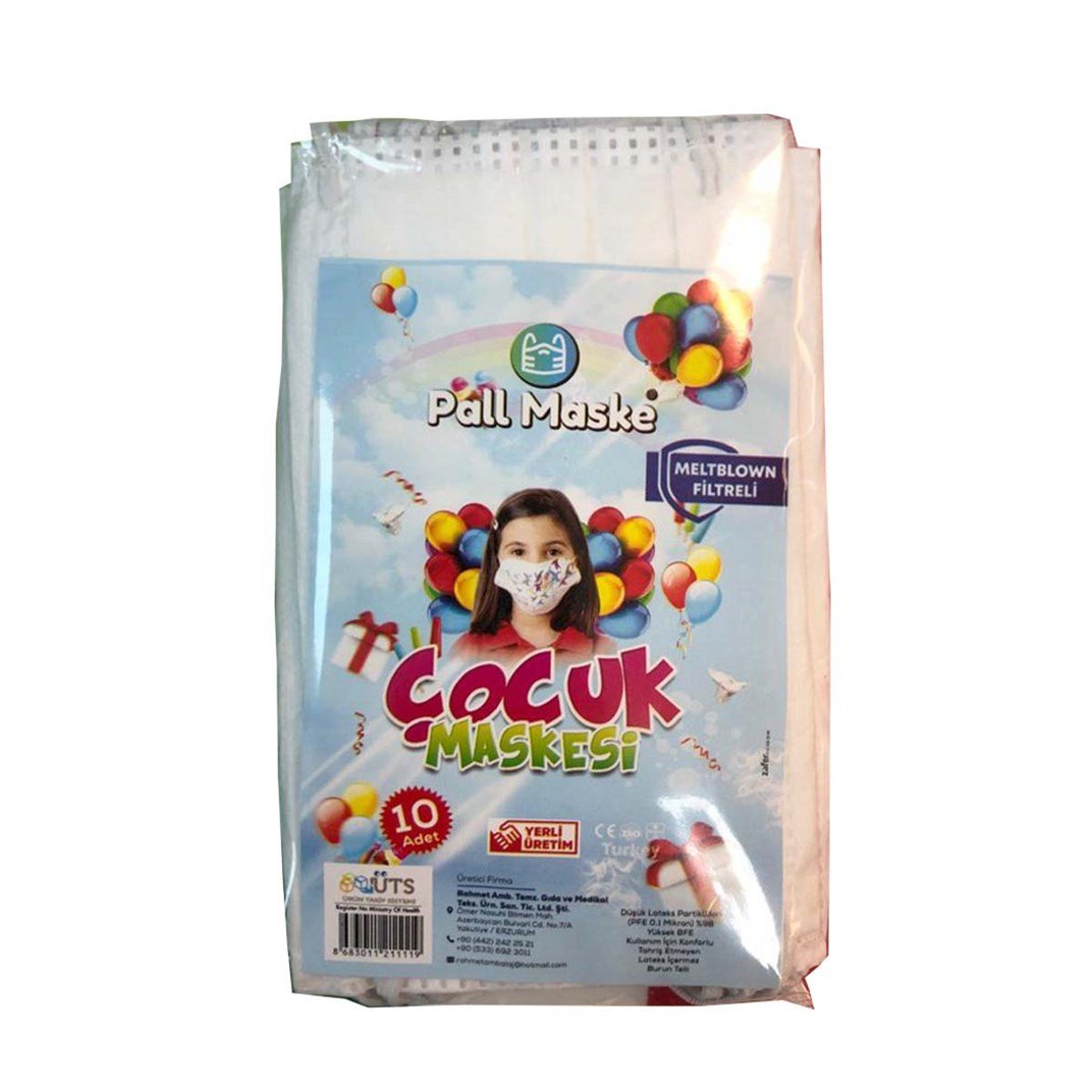 Maske Pall Çocuk 10lu5521964