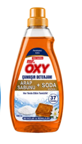 Mr.Oxi Sıvı Deterjan A.S.1480ml Beyaz Renkliler5599042
