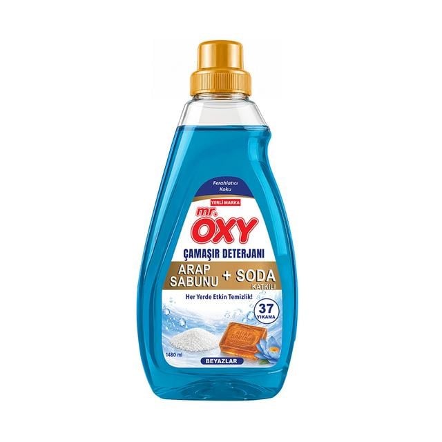 Mr.Oxi Sıvı Deterjan A.S.1480ml Beyazlar5599043