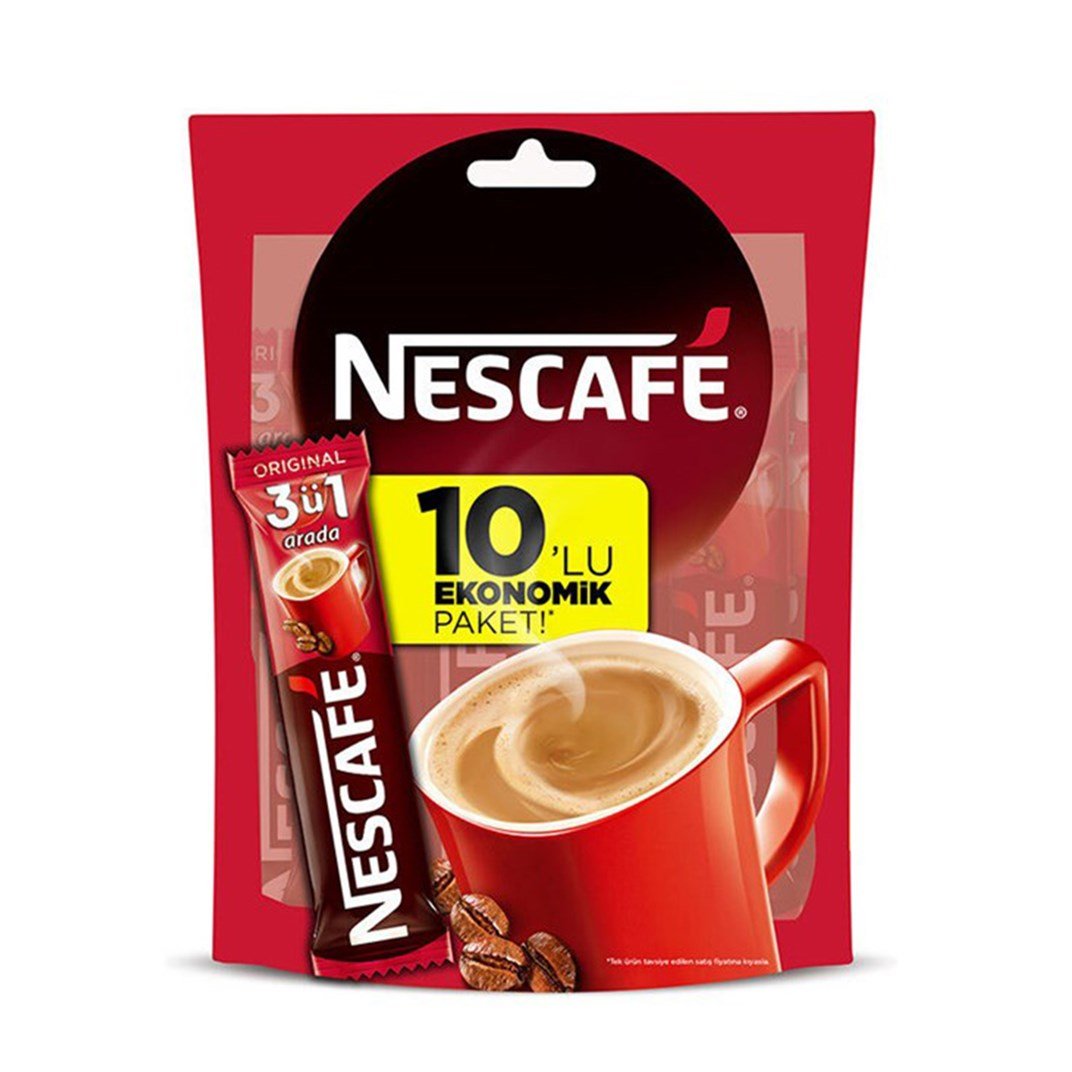 Nescafe 3 ü 1 Arada 10 lu Paket Ekonomik 175 GrÇay, Kahve