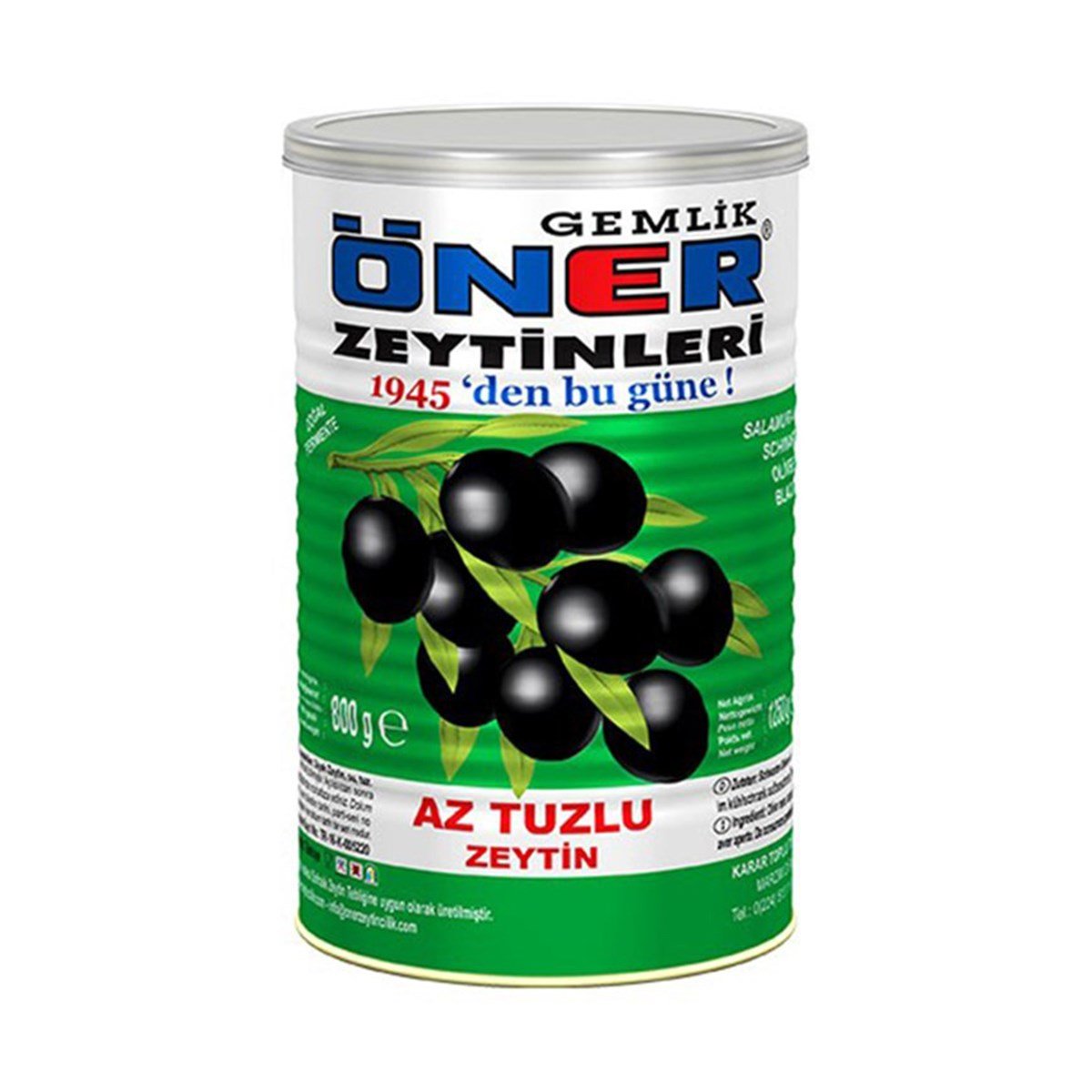 Öner Az Tuzlu Zeytin 800 grZeytin