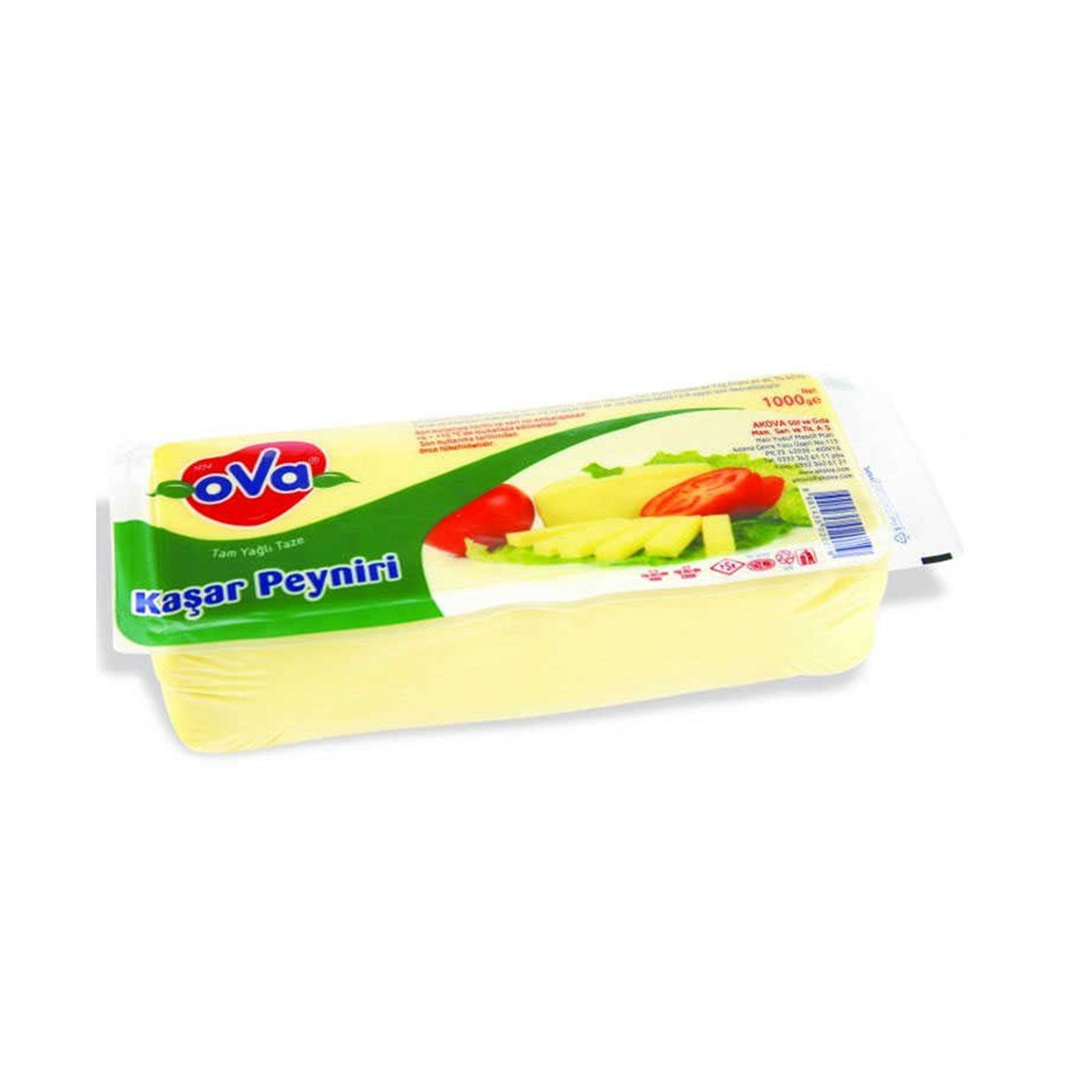 Ova Kaşar Peyniri 1 kg