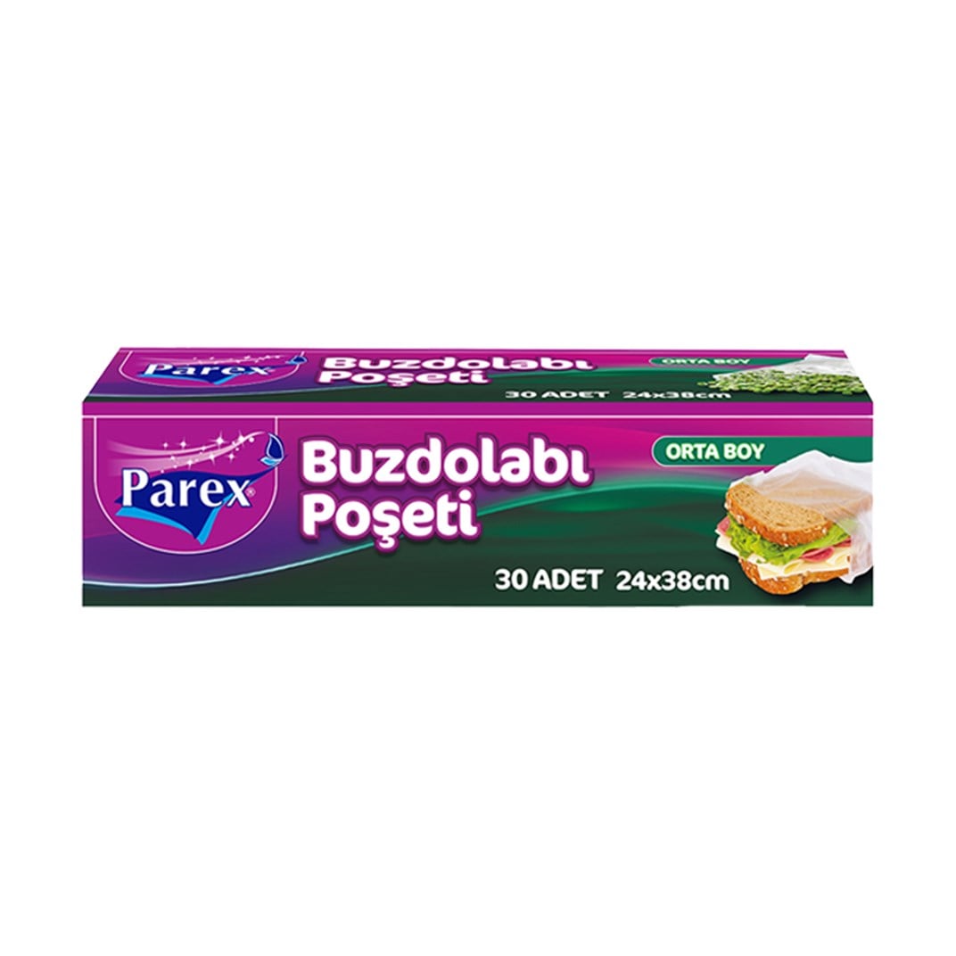 Parex Buzdolabı Poşeti Orta Boy 30 AdetMutfak Ürünleri