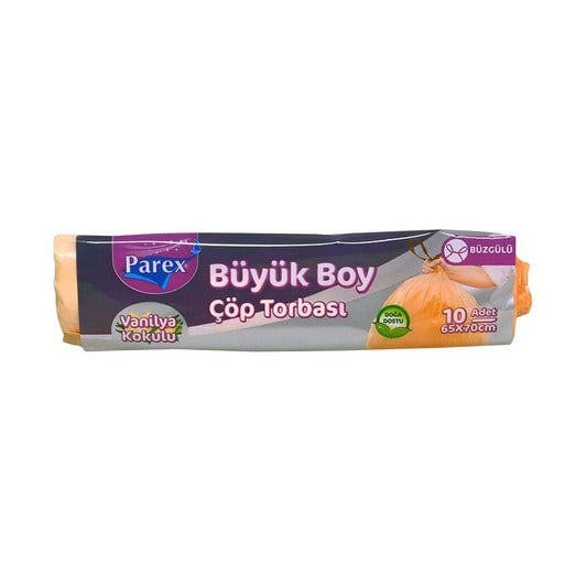 Parex Çöp Torbası Büzgülü Vanilyalı Büyük 10lu5523273