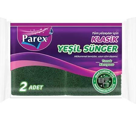 Parex Sünger Oluklu Yeşil 2li5521867