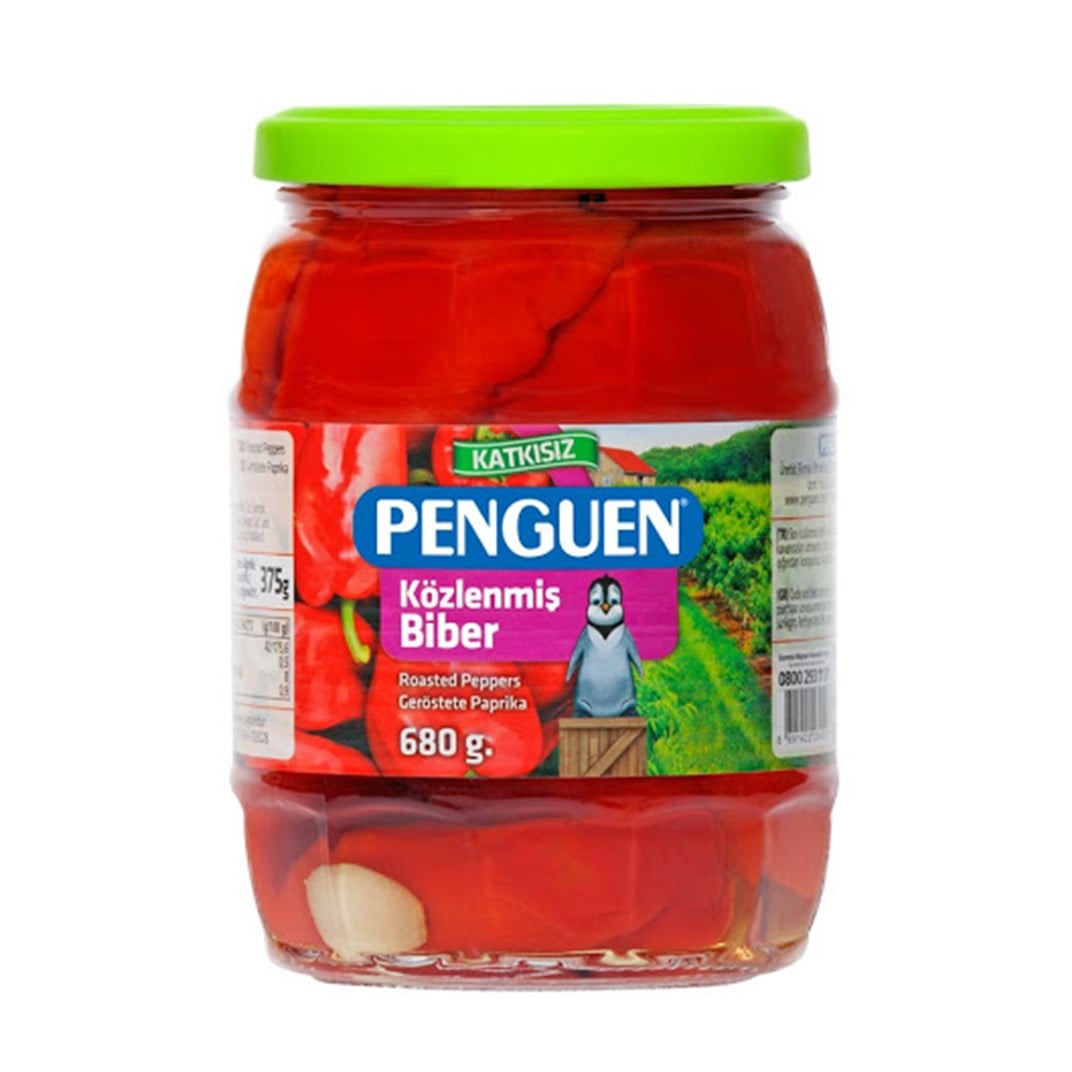 Penguen Közlenmiş Biber Cam 680 GrKonserve, Salça, Turşu