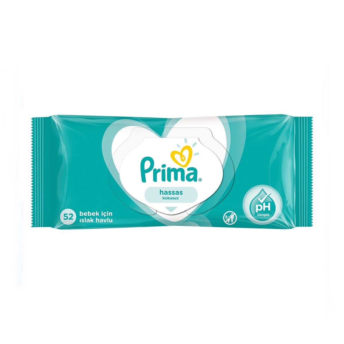 PRIMA ISLAK HAVLU SENSITIVE 52 Lİ