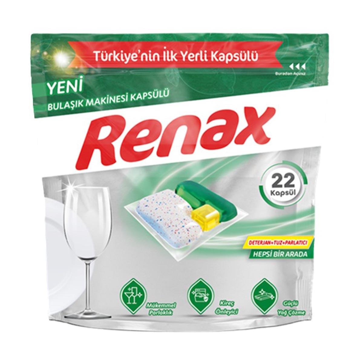 Renax Bulaşık Makinesi Kapsül 22li5504188