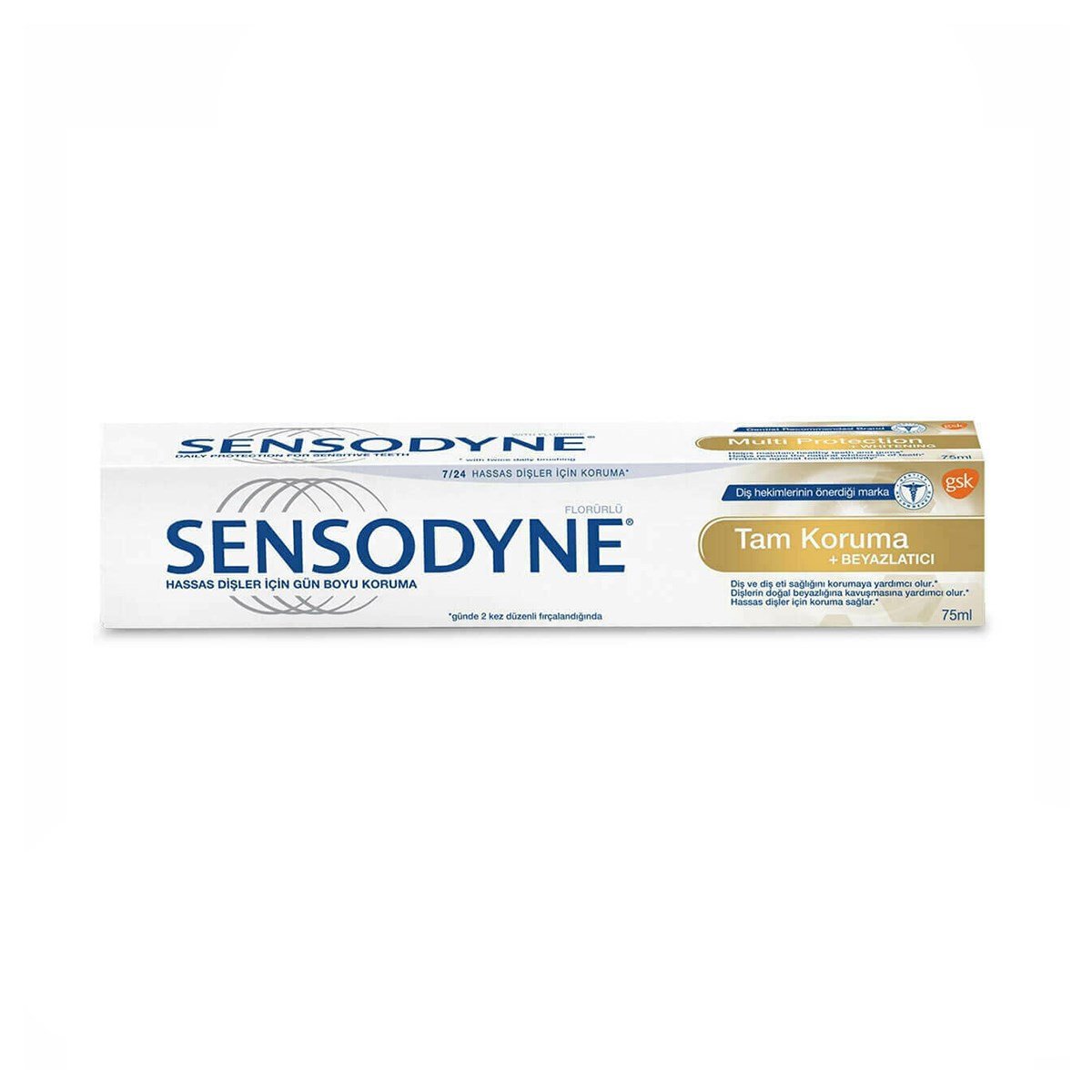 Sensodyne Diş Macunu Tam Koruma Beyazlatıcı 75 ml
