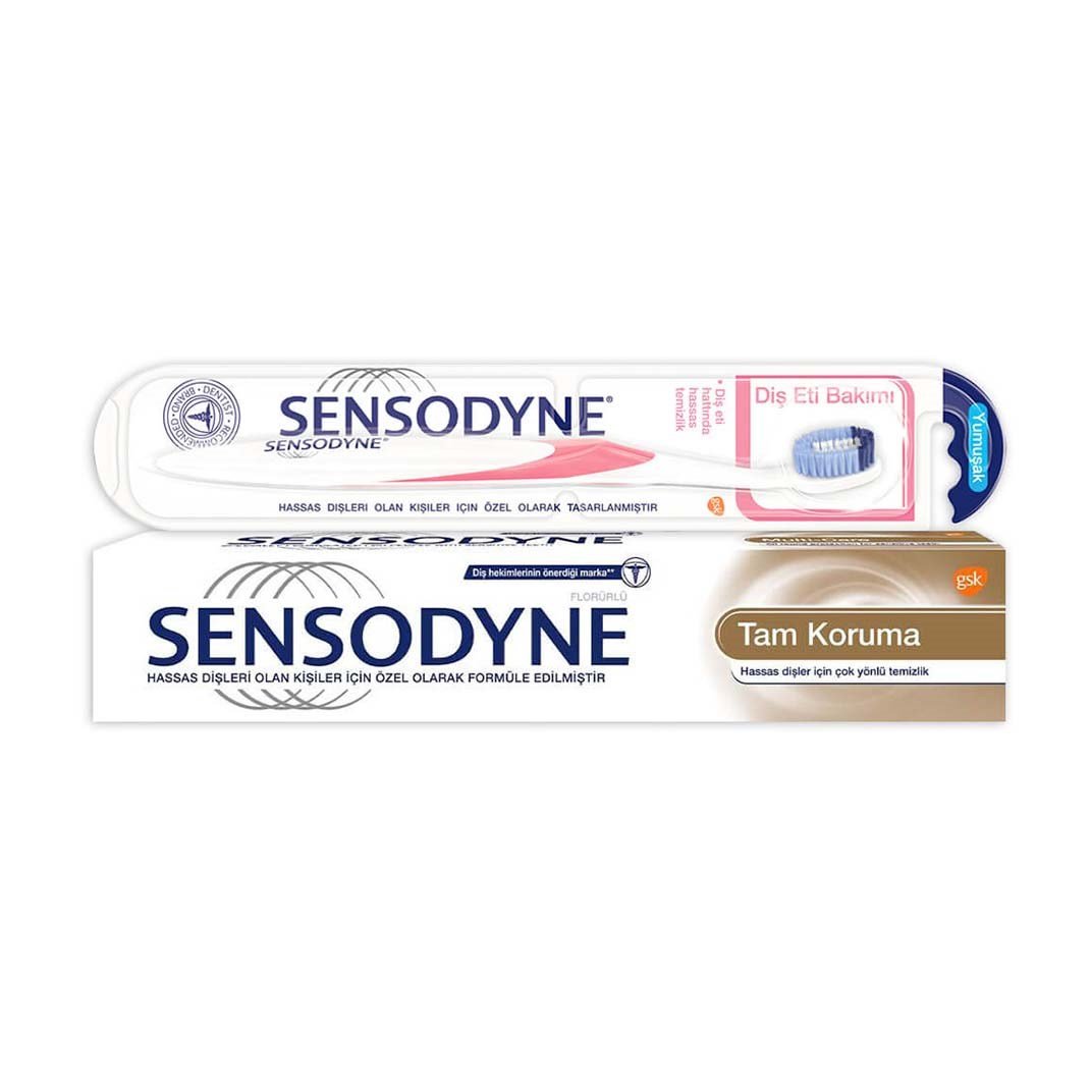 Sensodyne Tam Koruma Diş Macunu 75 Ml+ Diş Fırçası5522291