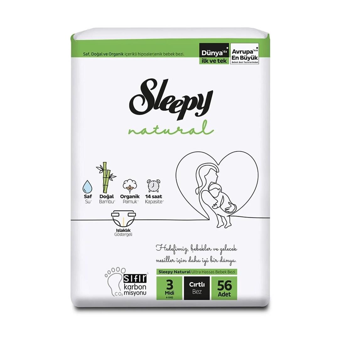 Sleepy Bebek Bezi 2li Jumbo 3 No Midi 56lı5521765